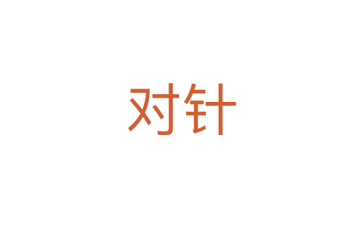 对针